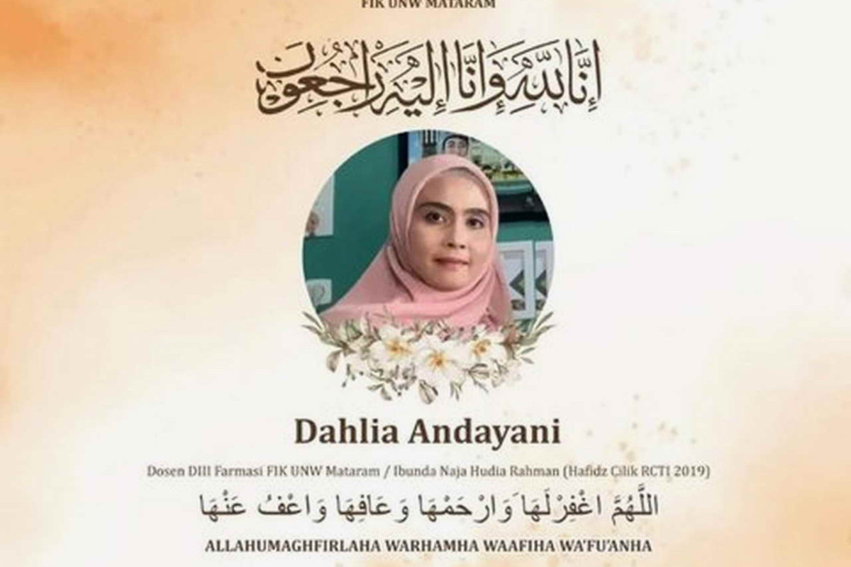 Apa Penyebab Meninggalnya Ibunda Naja Hafiz Indonesia, Dahlia Andayani